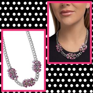 2/$10 Paparazzi Fairy Florals - Pink Necklace